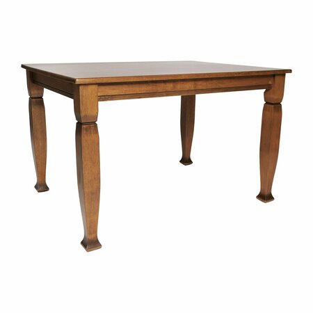 Flash Furniture Grace 47in Commercial Grade Heavy Duty Rectangle Wood Table for 4, Walnut Matte Finish KER-T-799-WAL-47-GG